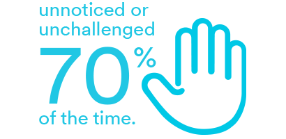 Illustration of how often visual hackers go unnoticed
