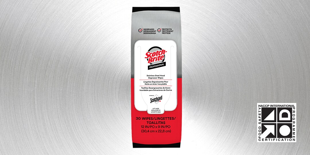 Scotch-Brite™ Kitchen Cleaner & Degreaser Wipes with Scotchgard™ Protector

