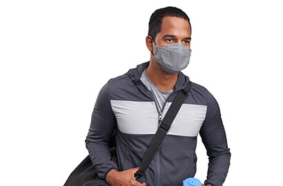 man wearing face mask