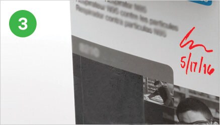 A signed product box shows that the product has been validated and is genuine 3M.
