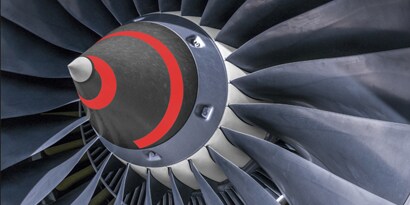 Airplane engine turbines
