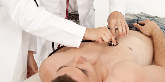 auscultation points
