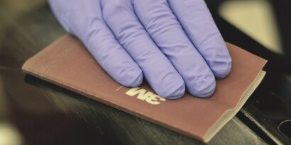 Blend Panel Sanding Process
