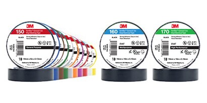 3M General Use Vinyl Electrical Tape Family
