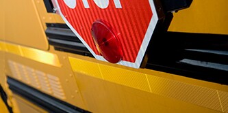 high-visibility vehicle stickers used on school buses can help improve safety for students and drivers on the roads
