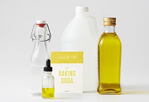 5 Ingredients for 10 Natural Cleaning Tips