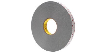 A roll of tape with a hole in it
