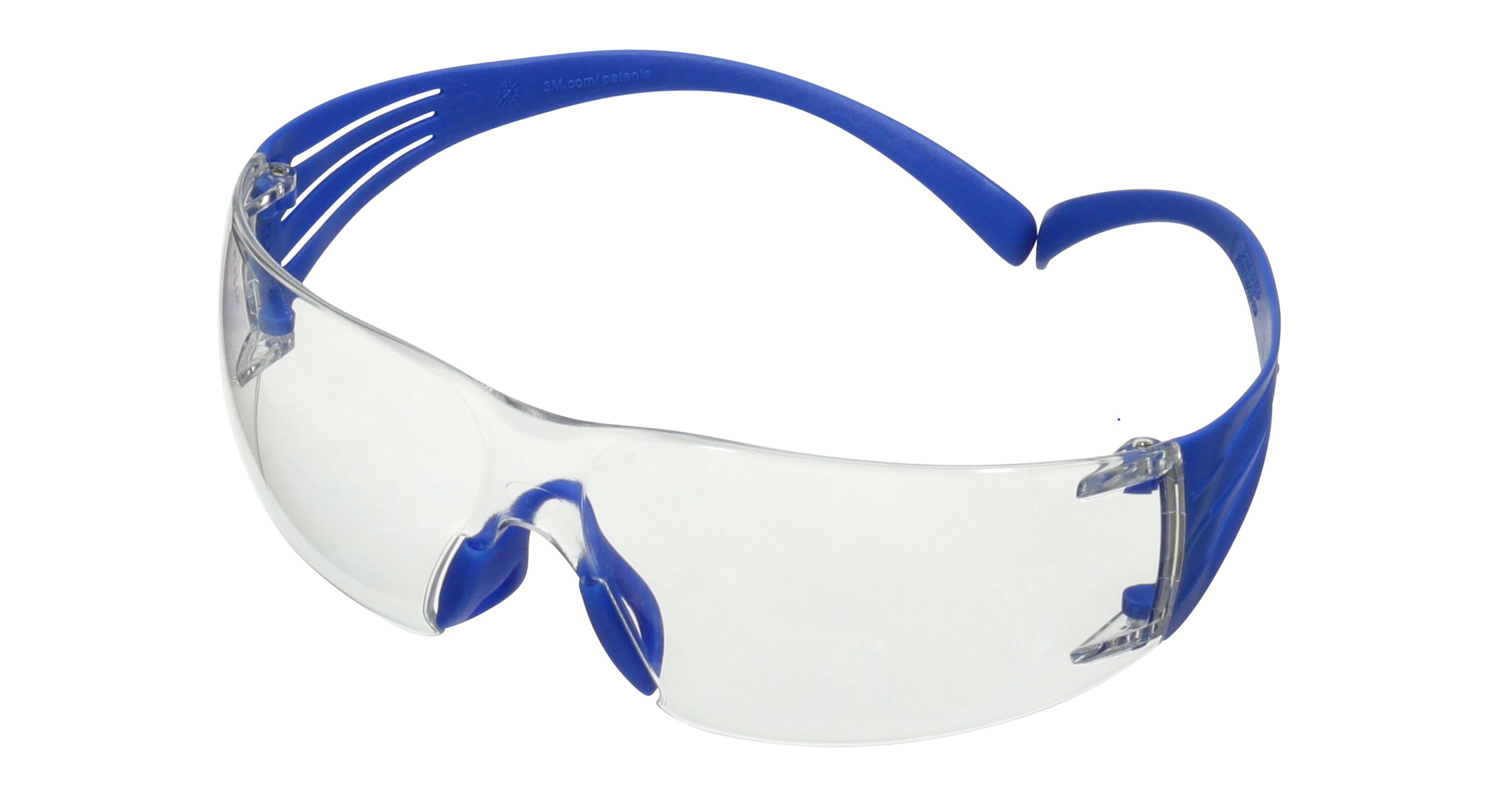 3M™ SecureFit™, SF301SGAF-BLU, Blue/Blue, Clear Scotchgard™ Protector Anti-Fog Coating Lens