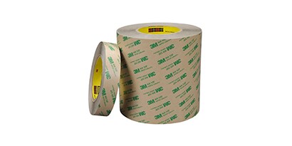 Rolls of double sided 3M PSA tape used for thin applications, and gasketing uses in narrow and wide widths
