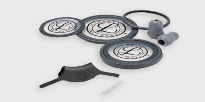 Replacement of stethoscope diaphragm and eartips
