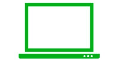 green screen with a white screen
