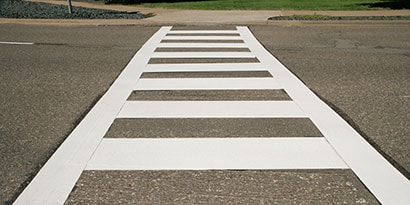 3M pavement markings can help improve road safety for all, especially for drivers who need to see in wet and dark conditions 
