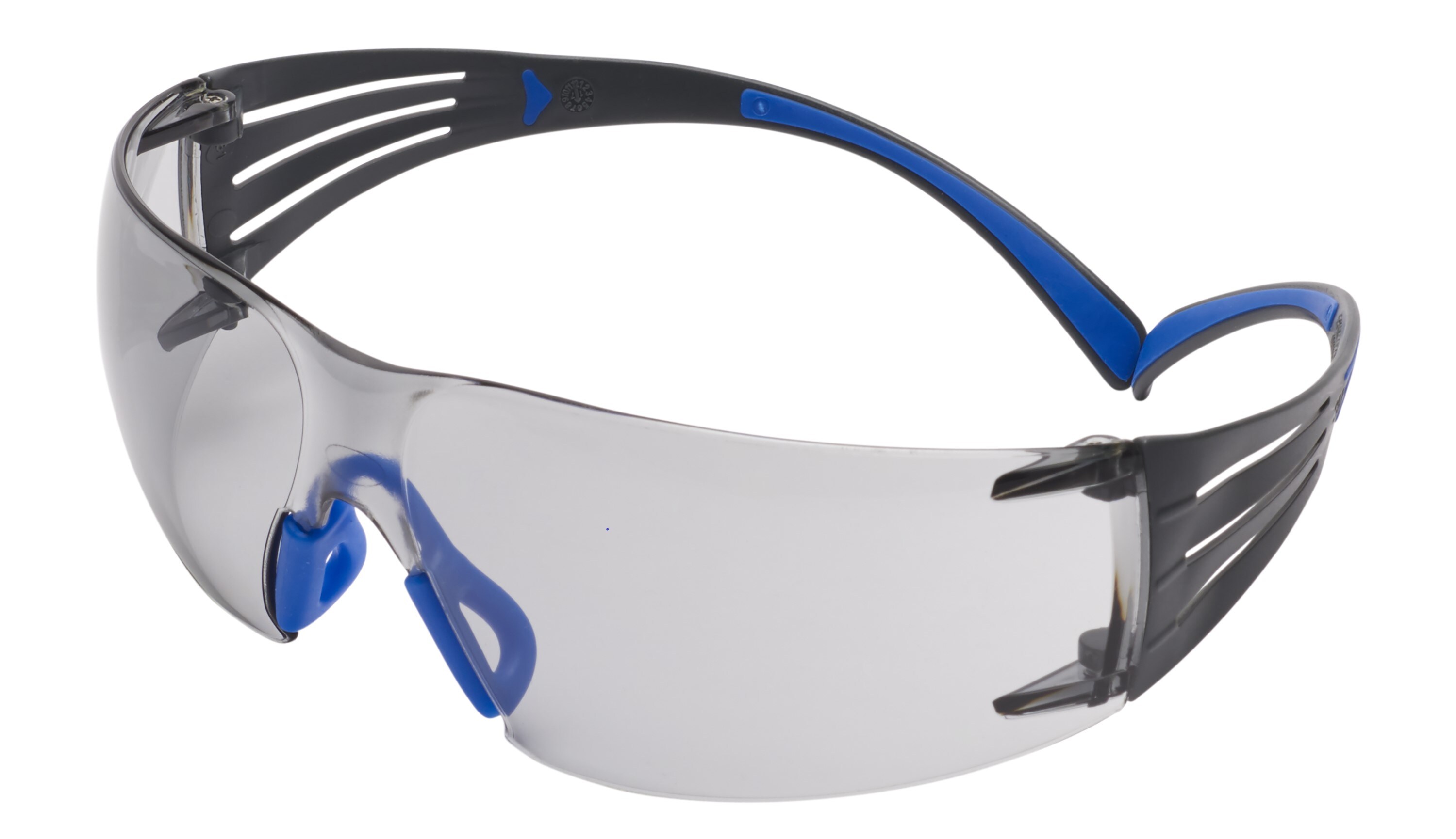 3M™ SecureFit™, SF407SGAF-BLU, Blue/Clear, Scotchgard™ Protector Anti-Fog Coating Lens