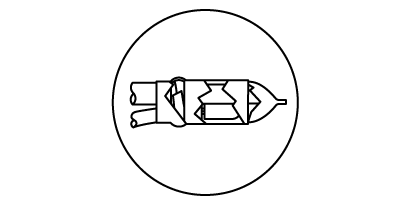 Medium Voltage Motor Lead illustration in a circle
