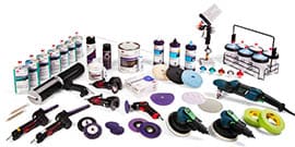 array of 3M heavy duty truck repair products