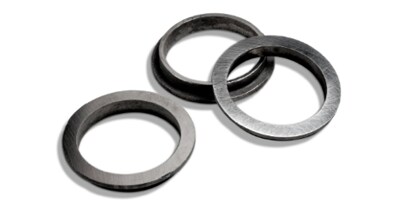 Ceramic seals after flat grinding and finishing
