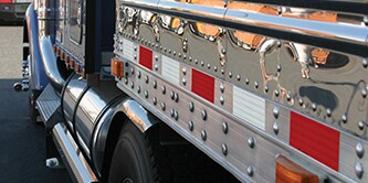 3M conspicuous markings on vehicles such as trucks and trailers
