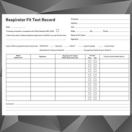 Fit Test Record