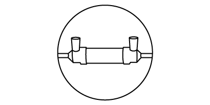 Low Voltage Resin Splices illustrated in a circle
