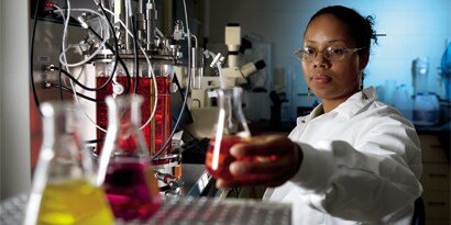 Employees in lab
