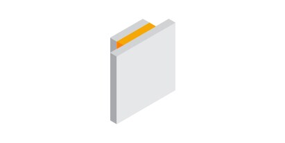 Example of a stiffener attachment
