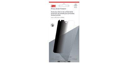 close-up of a phone screen protector
