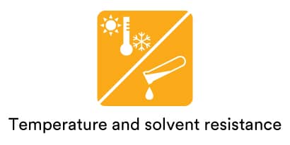 Temperature And Solvent Resistance