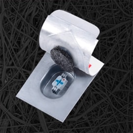 APC Flash-Free Adhesive for bonding self-ligating ceramic braces.