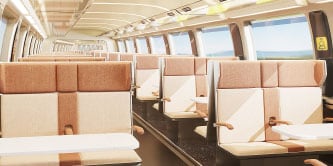 Safety glass for passenger trains
