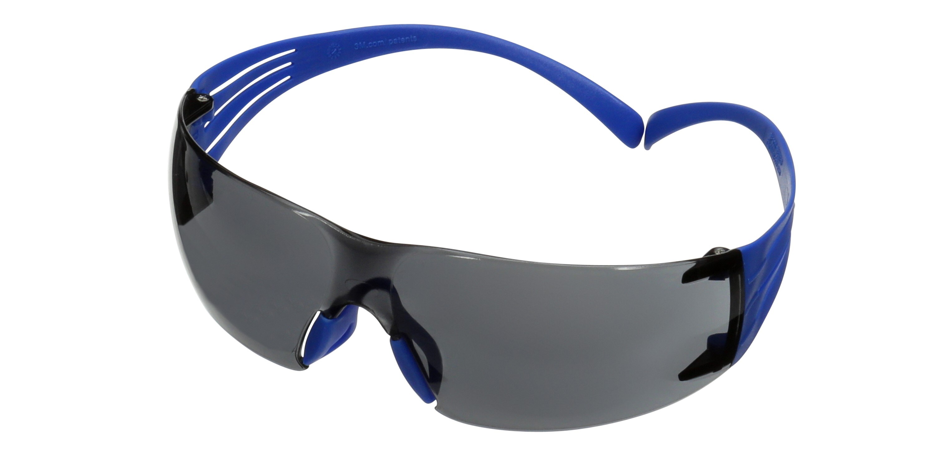 3M™ SecureFit™, SF302SGAF-BLU, Blue/Blue, Grey Scotchgard™ Protector Anti-Fog Coating Lens