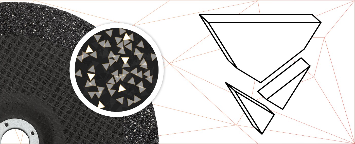 image of precision shaped grain.
