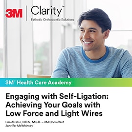 Engaging with Self-Ligation: Achieving your goals with low force and light wires