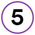 icon of the number 5