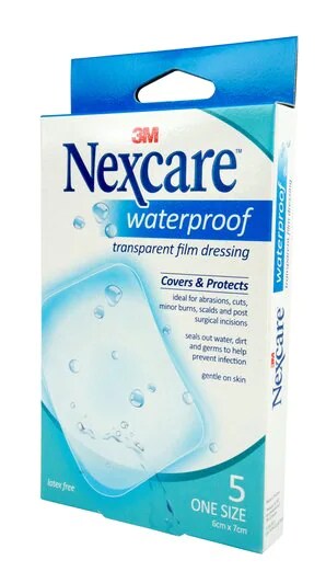 Nexcare™ Waterproof Transparent Film Dressing 6x7cm
