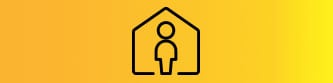 graphic of trainer at a building
