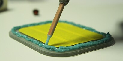 A close-up of a tool
