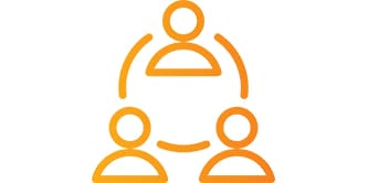 graphic of people connected representing global to local
